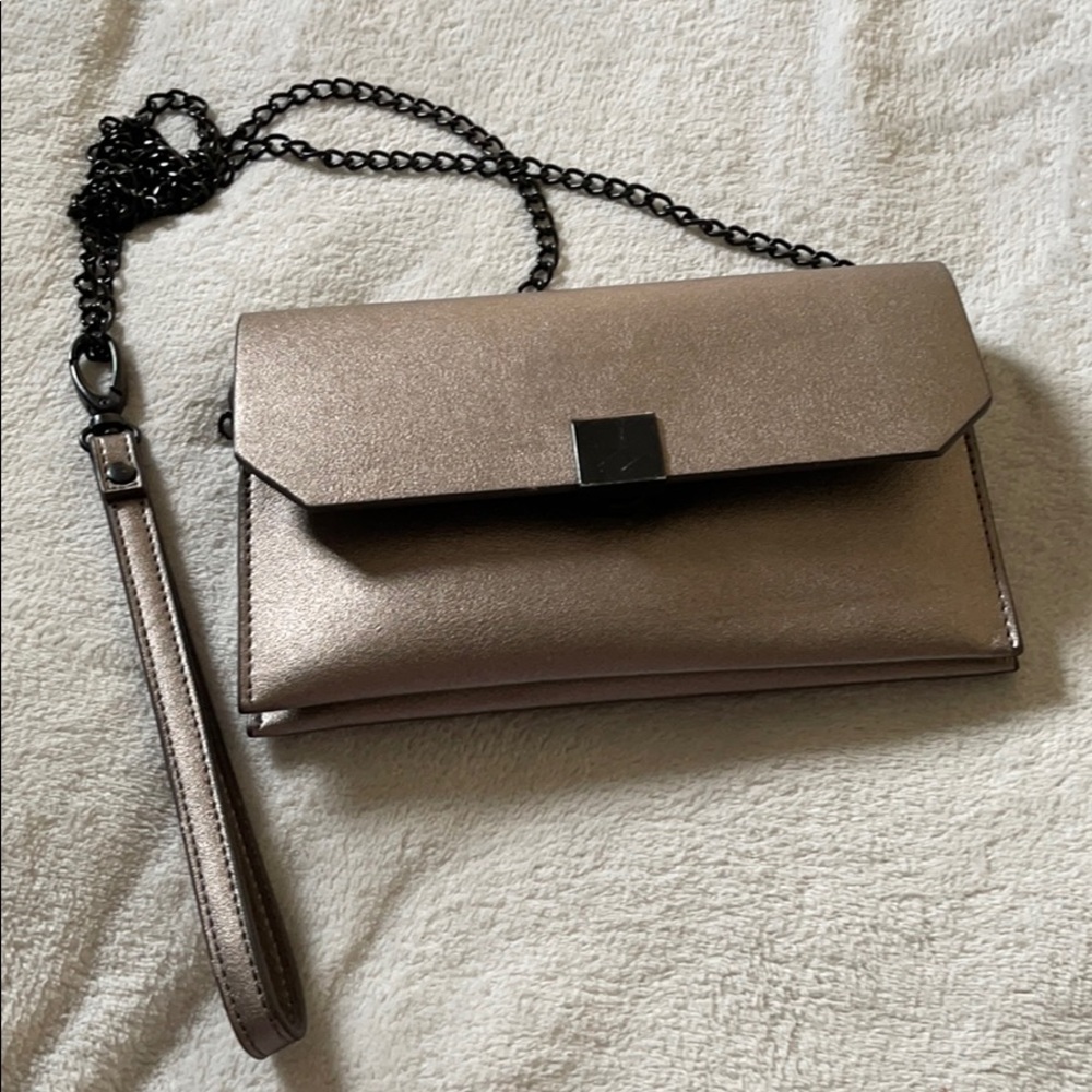 Phase 3 grey clutch bag